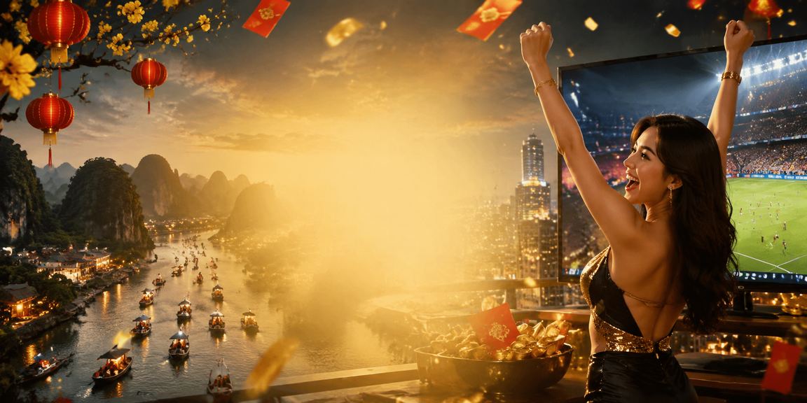 Phong bì đỏ may mắn và đèn lồng lễ hội tại Ninh Bình biểu trưng cho uy tín và bảo mật